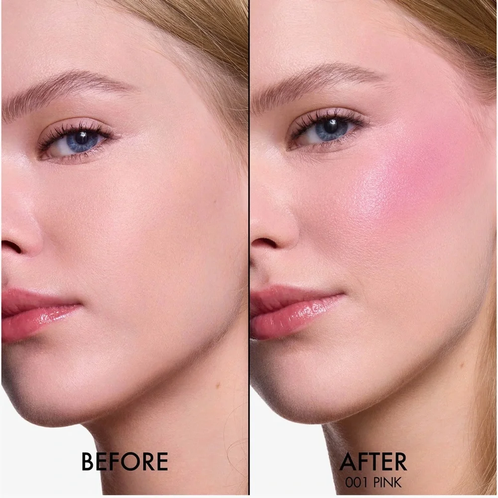Dior Backstage Rosy Glow Blush Stick Reviving pH-Activated 001 Pink With Box